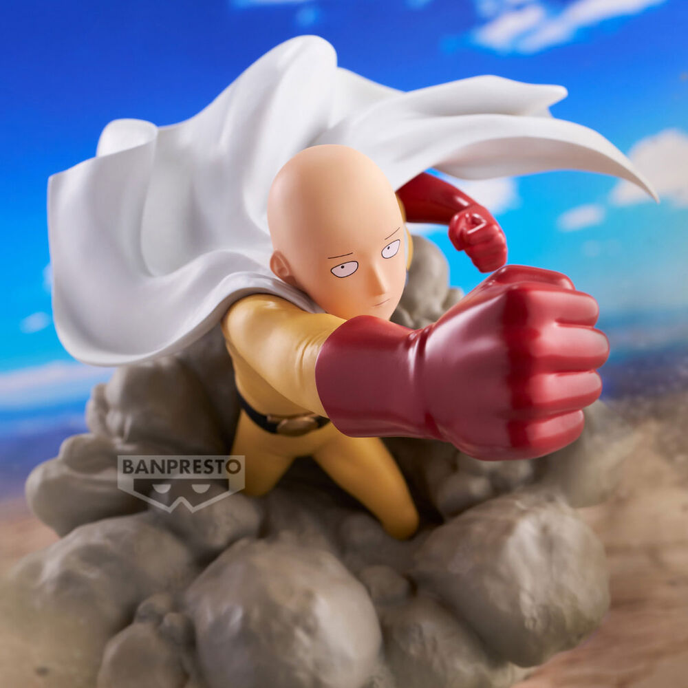 Action Figure Saitama One-Punch Man - Banpresto 15cm