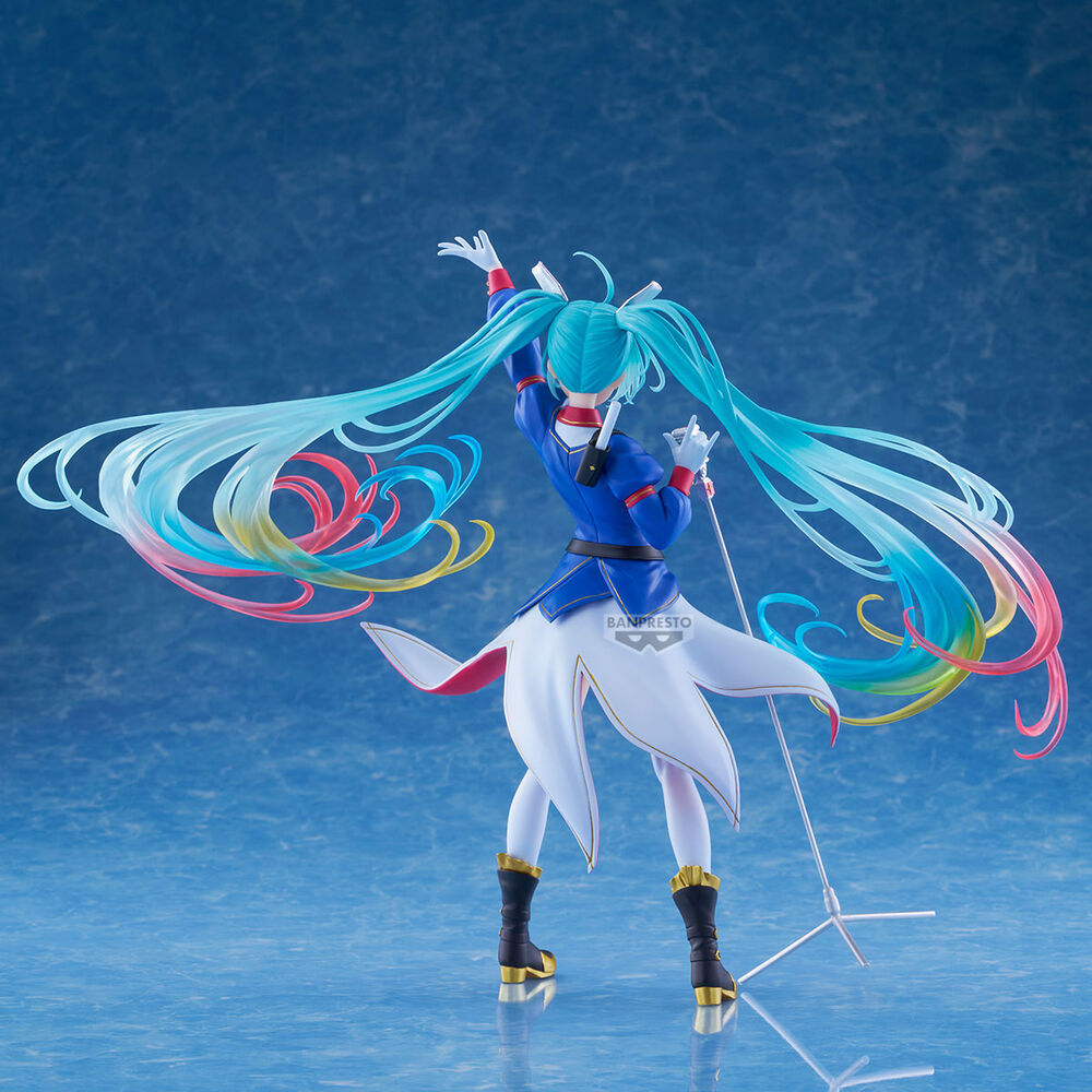 Figura Banpresto Evolve: Gundam x Hatsune Miku 45° Anniversario - 21cm - BANPRESTO - Model Kit
