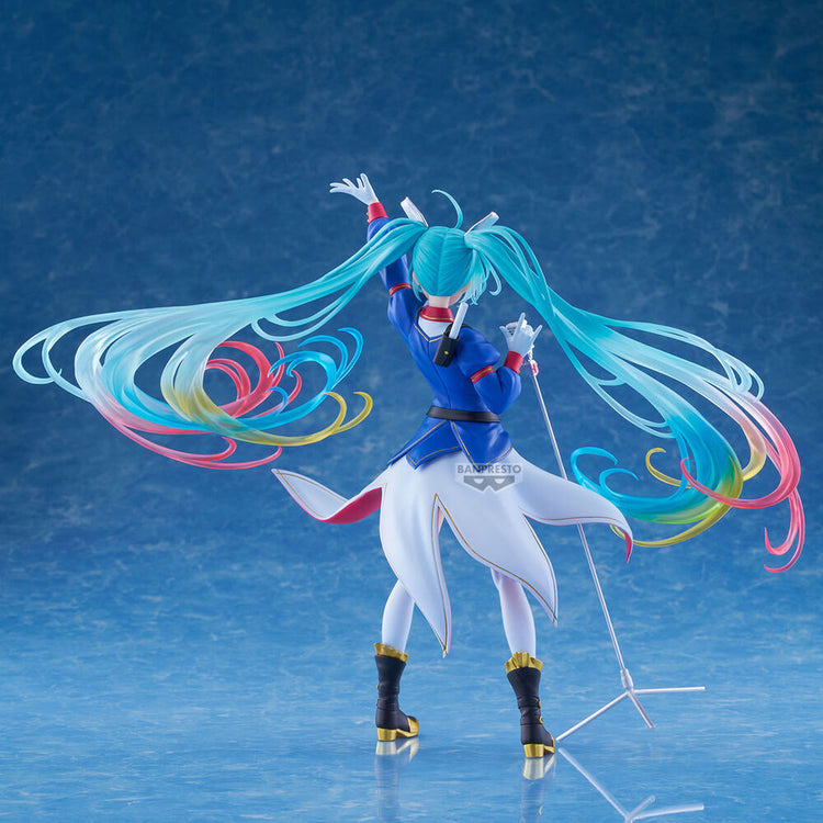 Figura Banpresto Evolve: Gundam x Hatsune Miku 45° Anniversario - 21cm - BANPRESTO - Model Kit