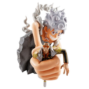 Action Figure Monkey D. Luffy Gear 5 vs Borsalino - Ichibansho One Piece 22cm - BANPRESTO - Model Kit