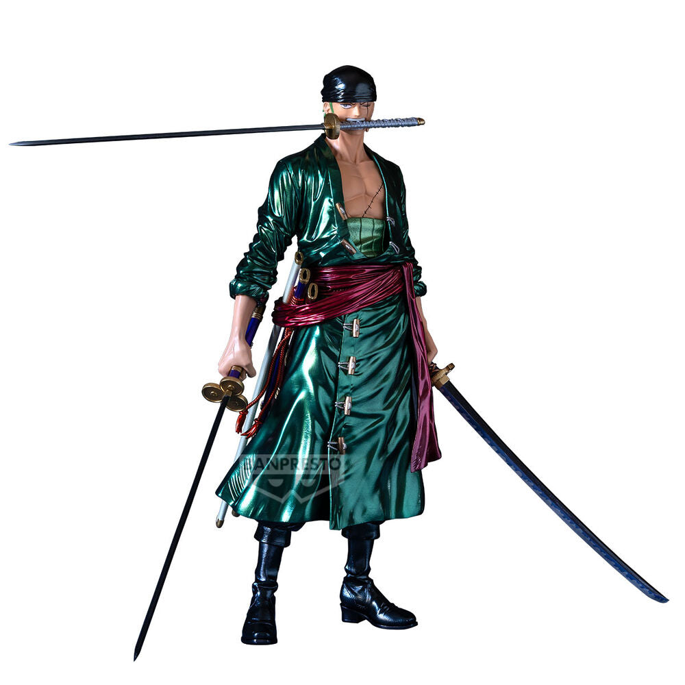 Action Figure Roronoa Zoro - The Metallic One Piece 30cm - BANPRESTO - Model Kit