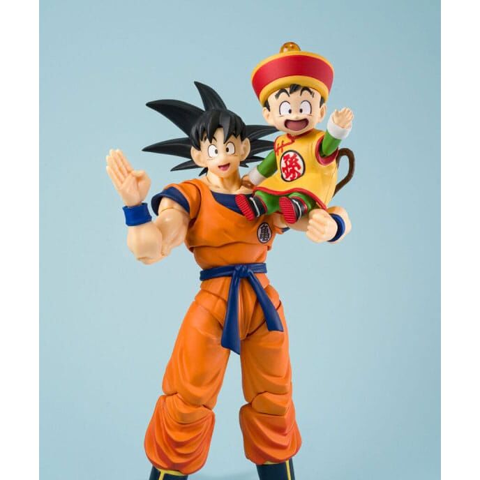 [PREORDINE] S.H. Figuarts Son Goku & Son Gohan Kid & Nuvola Kintoun Dragon Ball Z - TAMASHII NATIONS - Model Kit