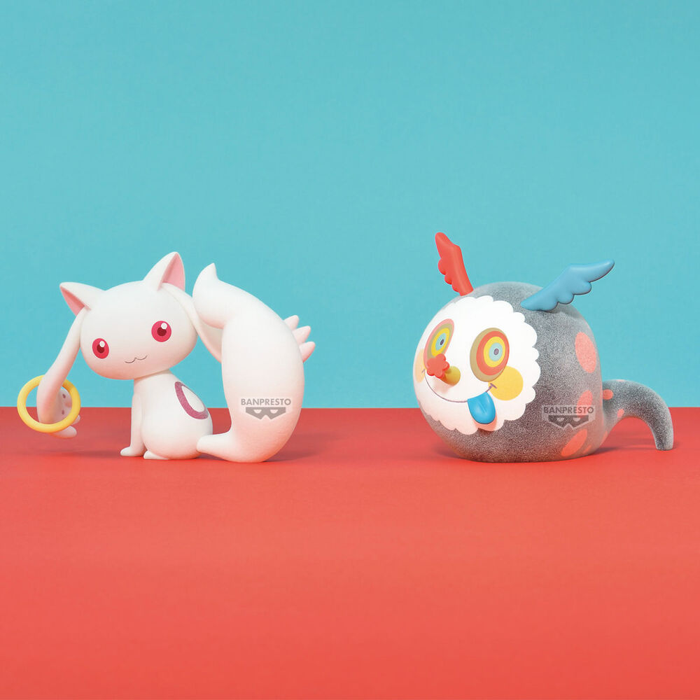 [PREORDINE] Action Figure Kyubey Fluffy Puffy Puella Magi Madoka Magica Rebellion 12cm - BANPRESTO - Model Kit