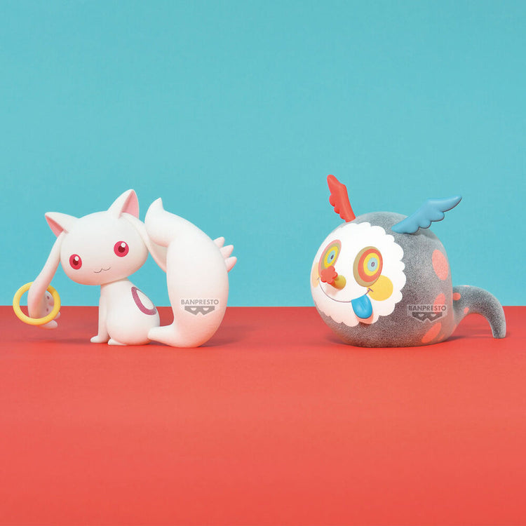 [PREORDINE] Action Figure Kyubey Fluffy Puffy Puella Magi Madoka Magica Rebellion 12cm - BANPRESTO - Model Kit