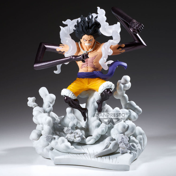 [PREORDINE] Action Figure Monkey D. Luffy Gear 4 Senkokkei - One Piece 15cm - BANPRESTO - Model Kit