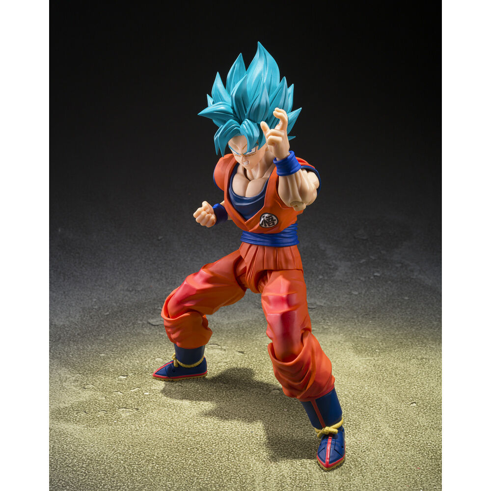 [PREORDINE] S.H.Figuarts Super Saiyan God Super Saiyan Son Goku Blue Power Transcending Limits Dragon Ball Super 14,5cm