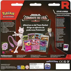 Deck Lotta Team Rocket Mewtwo EX Pokémon Latino - Carte Collezionabili - POKEMON JUEGO DE CARTAS - Model Kit