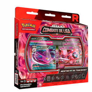 Deck Lotta Team Rocket Mewtwo EX Pokémon Latino - Carte Collezionabili - POKEMON JUEGO DE CARTAS - Model Kit
