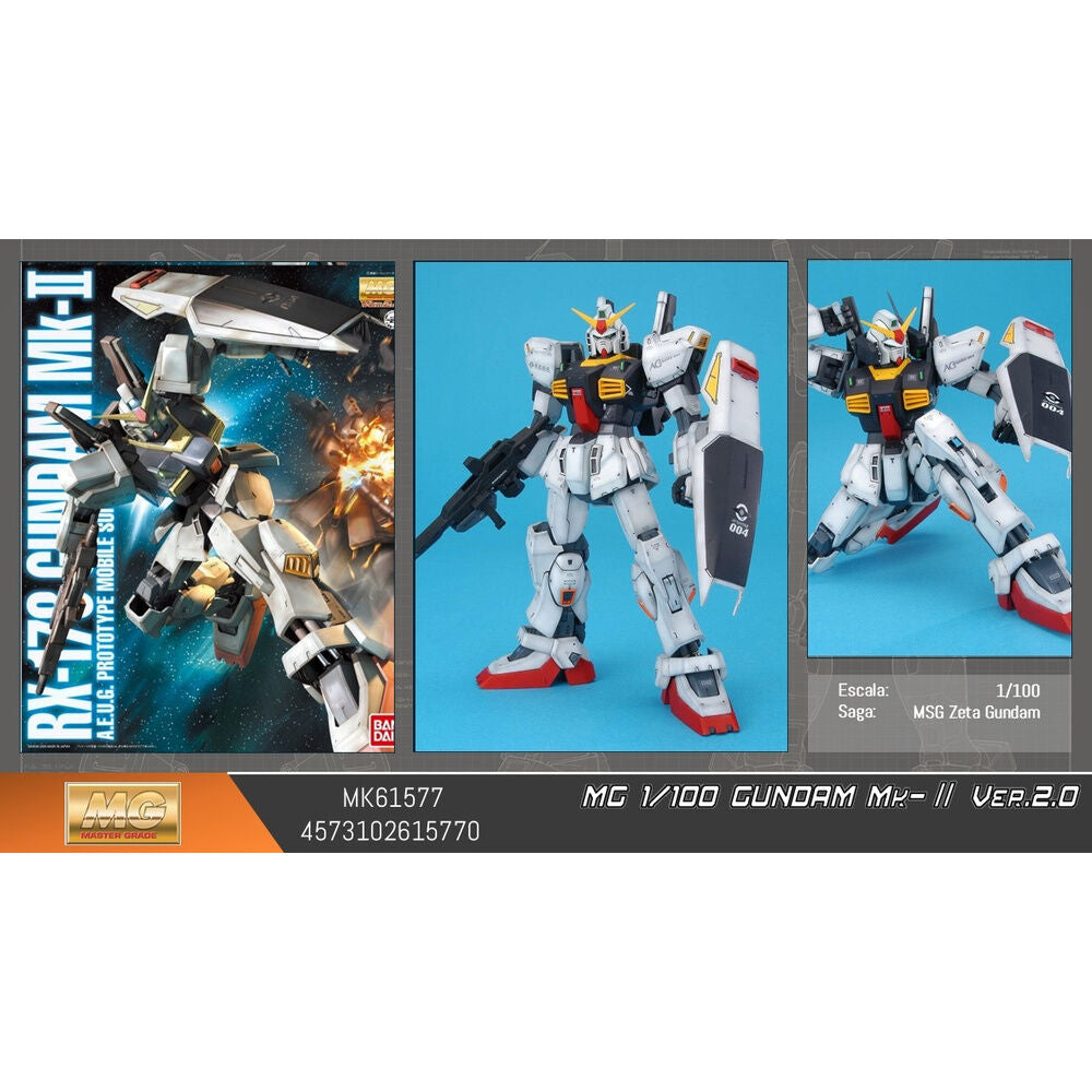 [PREORDINE] Model Kit Gundam MG 1/100 MK-II ver 2.0 Mobile Suit Zeta Gundam