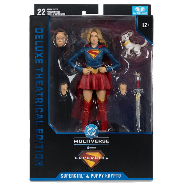 [PREORDINE] Action Figure Supergirl & Krypto Deluxe Theatrical Edition 18cm - MCFARLANE TOYS - Model Kit