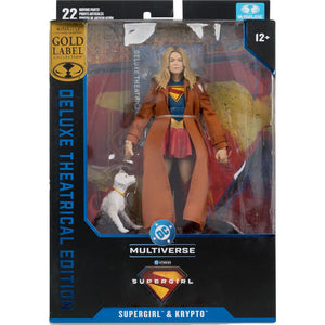 [PREORDINE] Action Figure Supergirl & Krypto Gold Label Collection Deluxe Theatrical Edition 18cm - MCFARLANE TOYS - Model Kit