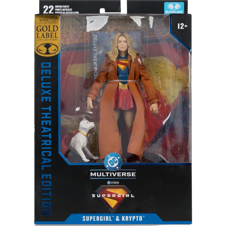 [PREORDINE] Action Figure Supergirl & Krypto Gold Label Collection Deluxe Theatrical Edition 18cm - MCFARLANE TOYS - Model Kit
