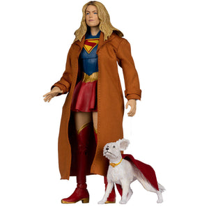 [PREORDINE] Action Figure Supergirl & Krypto Gold Label Collection Deluxe Theatrical Edition 18cm - MCFARLANE TOYS - Model Kit