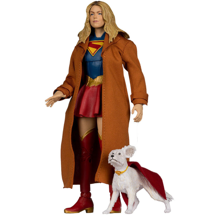 [PREORDINE] Action Figure Supergirl & Krypto Gold Label Collection Deluxe Theatrical Edition 18cm - MCFARLANE TOYS - Model Kit