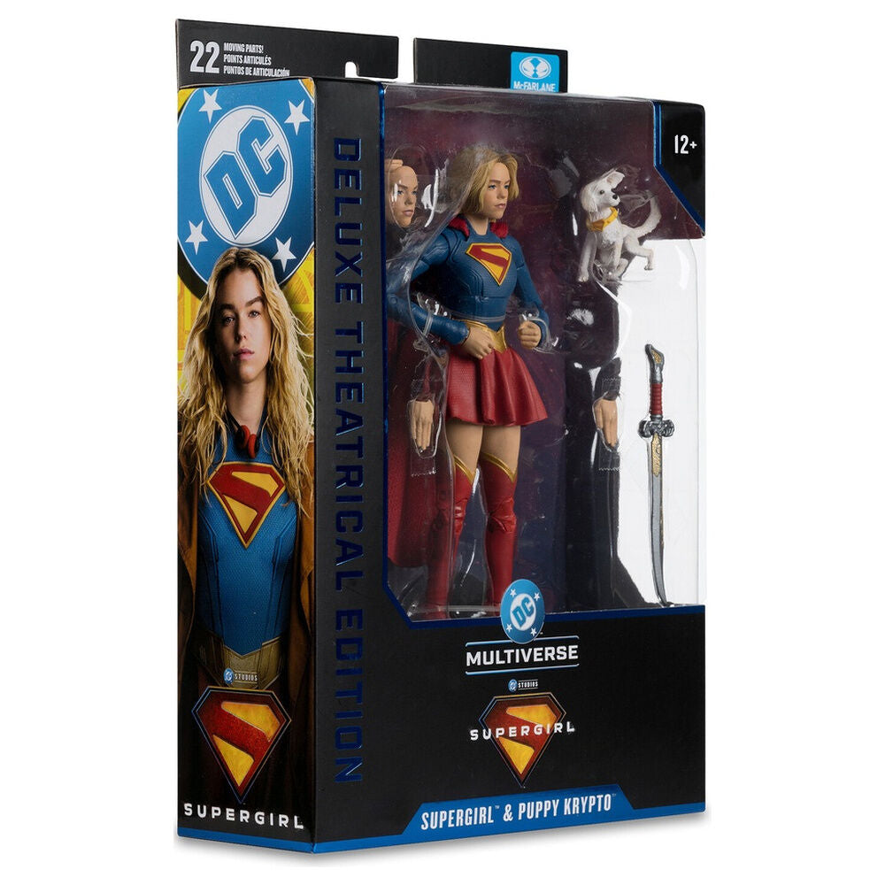 [PREORDINE] Action Figure Supergirl & Krypto Deluxe Theatrical Edition 18cm - MCFARLANE TOYS - Model Kit