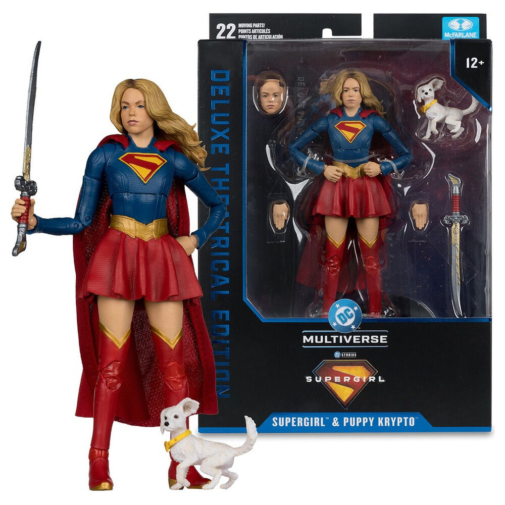 [PREORDINE] Action Figure Supergirl & Krypto Deluxe Theatrical Edition 18cm - MCFARLANE TOYS - Model Kit