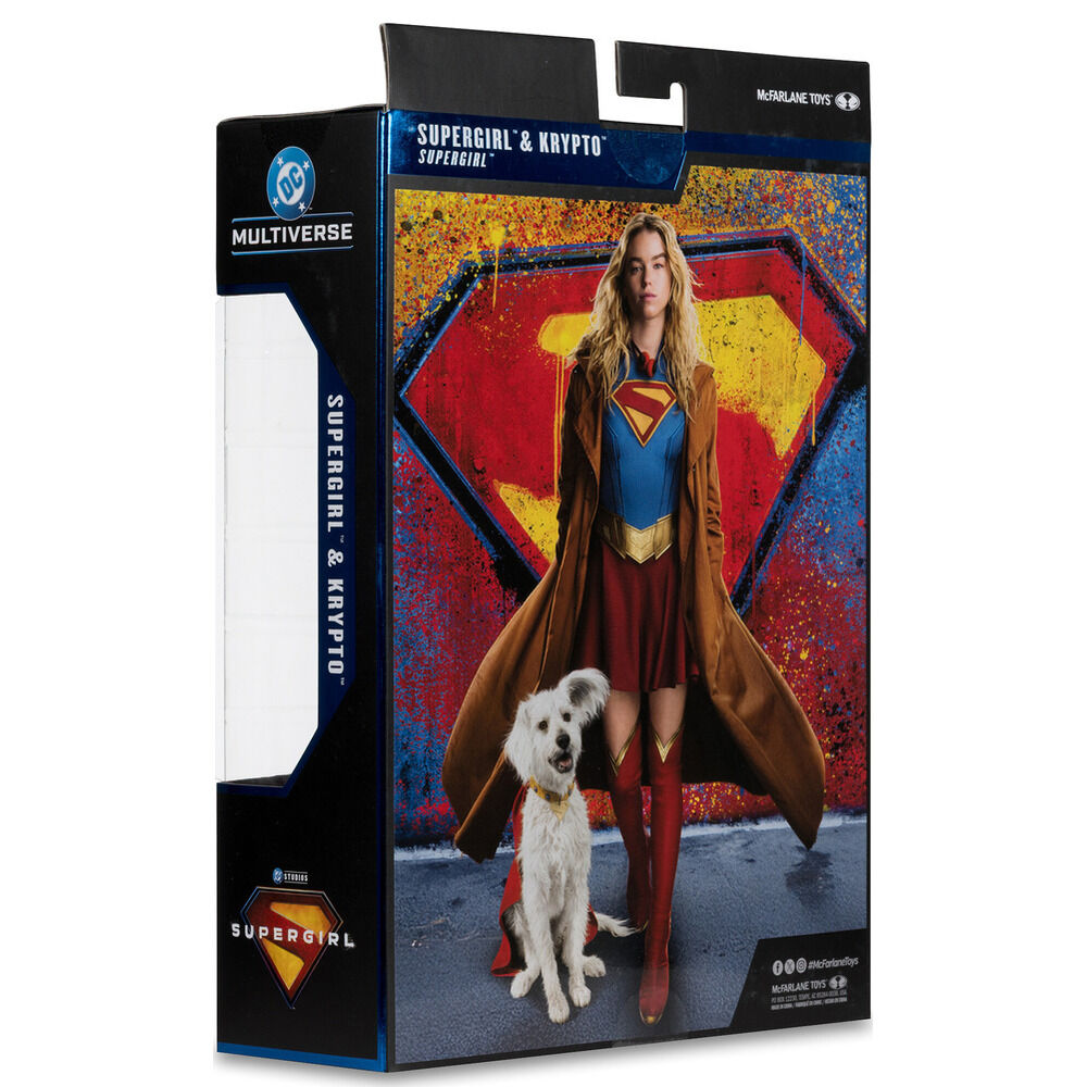 [PREORDINE] Action Figure Supergirl & Krypto Gold Label Collection Deluxe Theatrical Edition 18cm - MCFARLANE TOYS - Model Kit