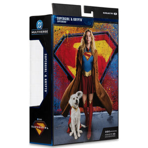 [PREORDINE] Action Figure Supergirl & Krypto Gold Label Collection Deluxe Theatrical Edition 18cm - MCFARLANE TOYS - Model Kit