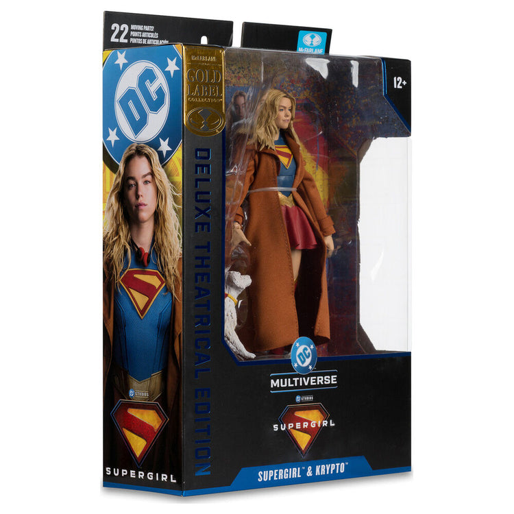[PREORDINE] Action Figure Supergirl & Krypto Gold Label Collection Deluxe Theatrical Edition 18cm - MCFARLANE TOYS - Model Kit