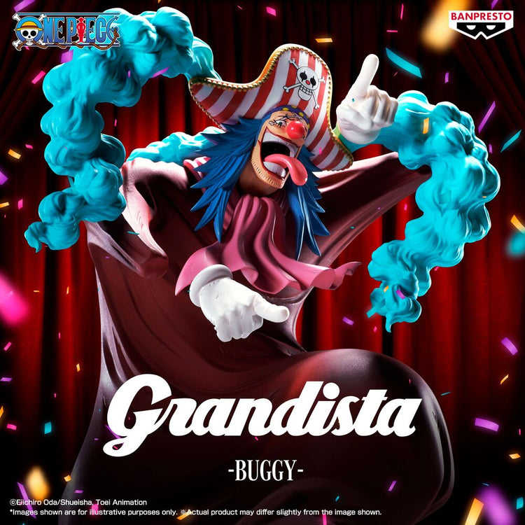 [PREORDINE] One Piece - Figura Buggy Grandista 25cm - BANPRESTO - Model Kit