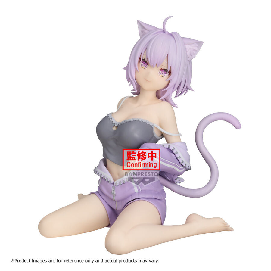 [PREORDINE] Figura Nekomata Okayu Relax Time Hololive 13cm Banpresto
