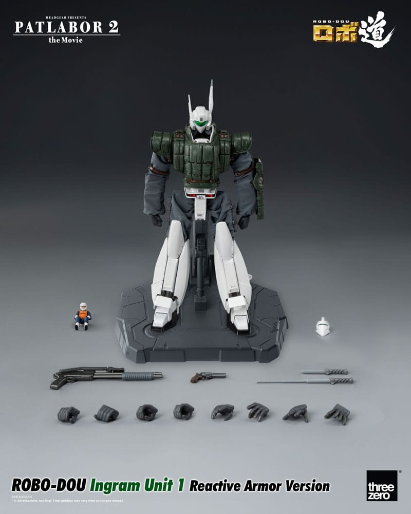 [PREORDER] Patlabor 2: The Movie Robo-Dou Action Figure Ingram Unit 1 Reactive Armor Version 23 cm