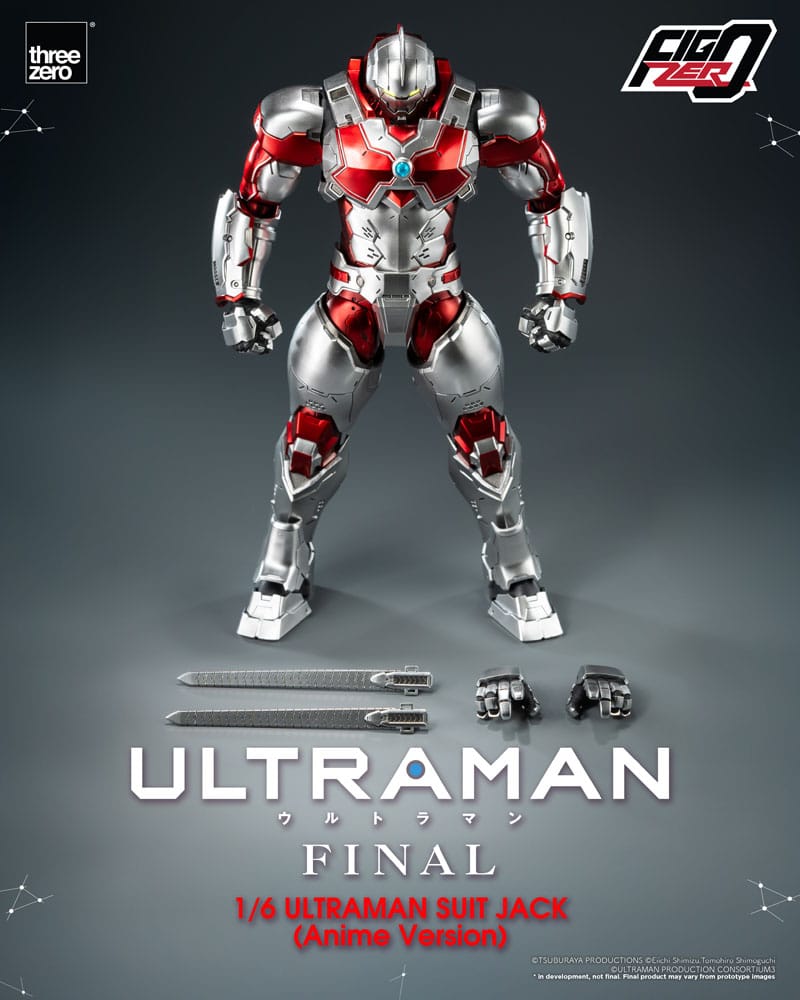 [PREORDINE] Action Figure Ultraman Suit Jack Anime Version 1/6 - ThreeZero - ThreeZero - Action figures