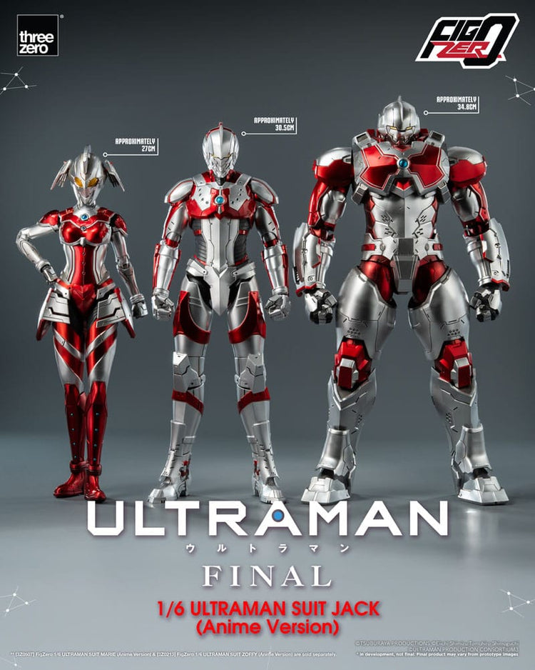 [PREORDINE] Action Figure Ultraman Suit Jack Anime Version 1/6 - ThreeZero - ThreeZero - Action figures