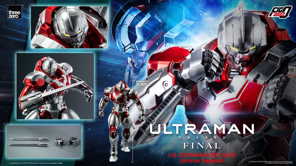 [PREORDINE] Action Figure Ultraman Suit Jack Anime Version 1/6 - ThreeZero - ThreeZero - Action figures