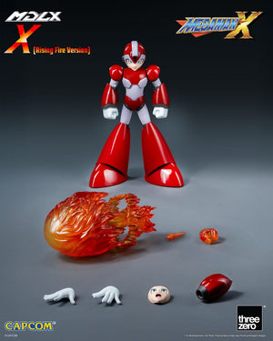 [PREORDINE] Action Figure Mega Man X (Rockman X) MDLX Rising Fire Version 12cm - ThreeZero - Action figures