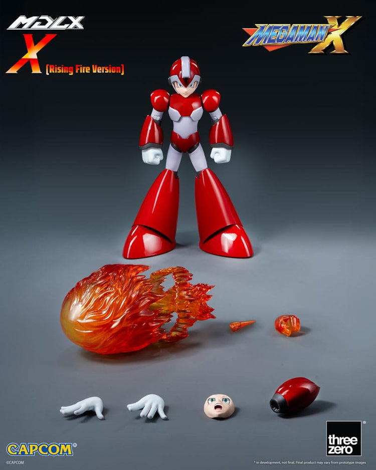[PREORDINE] Action Figure Mega Man X (Rockman X) MDLX Rising Fire Version 12cm - ThreeZero - Action figures
