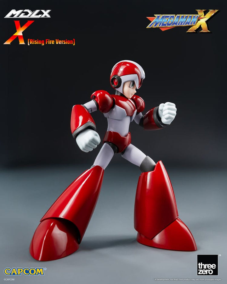 [PREORDINE] Action Figure Mega Man X (Rockman X) MDLX Rising Fire Version 12cm - ThreeZero - Action figures