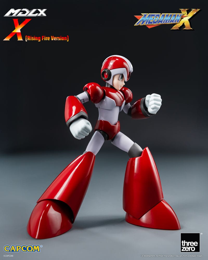 [PREORDINE] Action Figure Mega Man X (Rockman X) MDLX Rising Fire Version 12cm - ThreeZero - Action figures