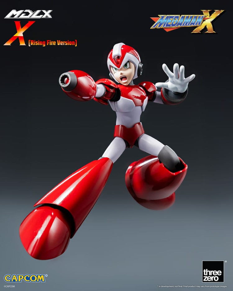 [PREORDINE] Action Figure Mega Man X (Rockman X) MDLX Rising Fire Version 12cm - ThreeZero - Action figures