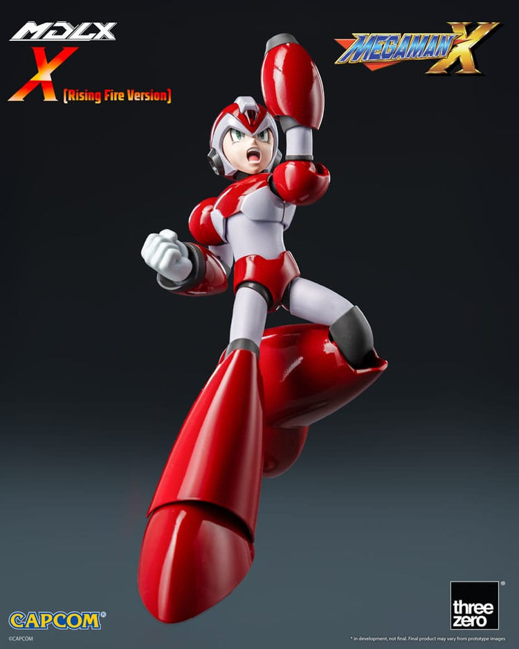 [PREORDINE] Action Figure Mega Man X (Rockman X) MDLX Rising Fire Version 12cm - ThreeZero - Action figures