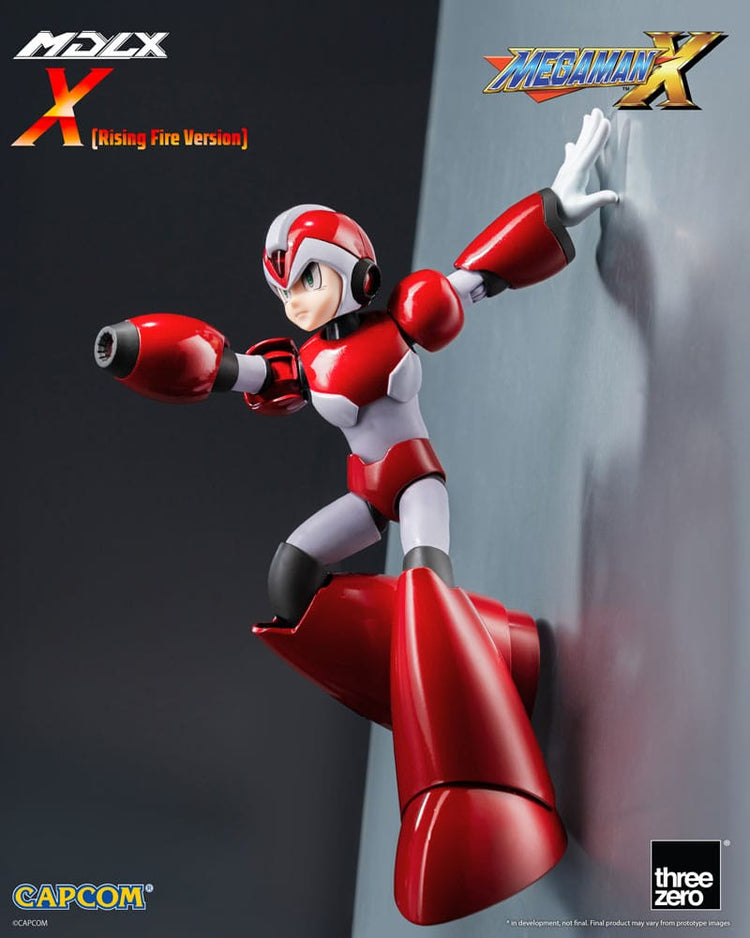 [PREORDINE] Action Figure Mega Man X (Rockman X) MDLX Rising Fire Version 12cm - ThreeZero - Action figures