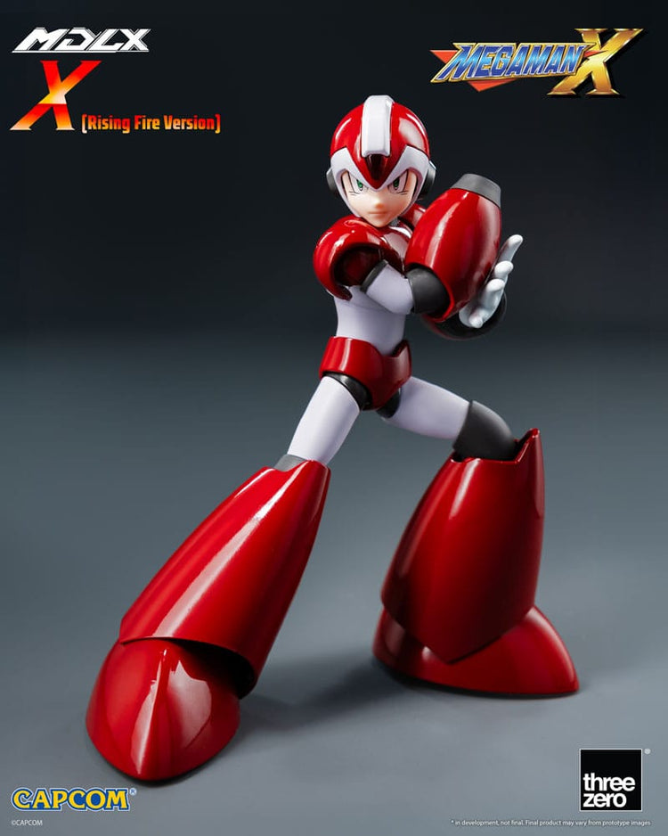 [PREORDINE] Action Figure Mega Man X (Rockman X) MDLX Rising Fire Version 12cm - ThreeZero - Action figures