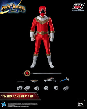 [PREORDINE] Power Rangers Zeo: Action Figure 1/6 Ranger V Rosso 30 cm - ThreeZero - Action figures