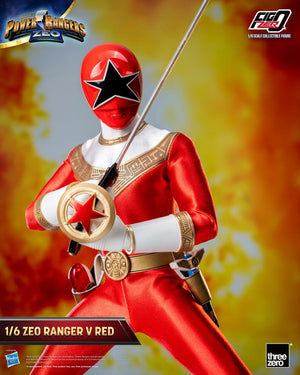 [PREORDINE] Power Rangers Zeo: Action Figure 1/6 Ranger V Rosso 30 cm - ThreeZero - Action figures