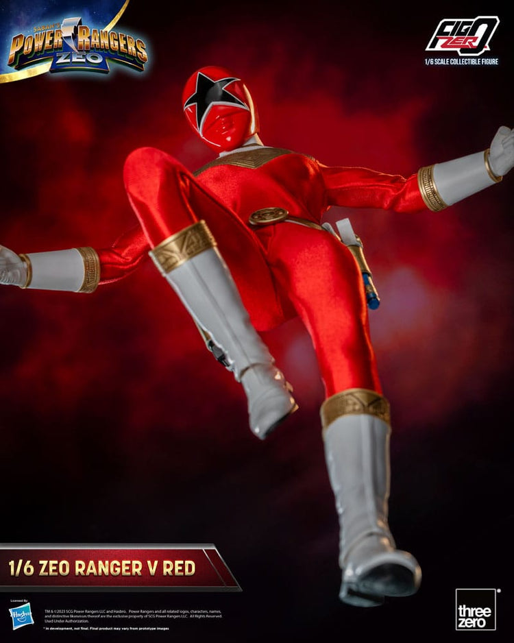 [PREORDINE] Power Rangers Zeo: Action Figure 1/6 Ranger V Rosso 30 cm - ThreeZero - Action figures