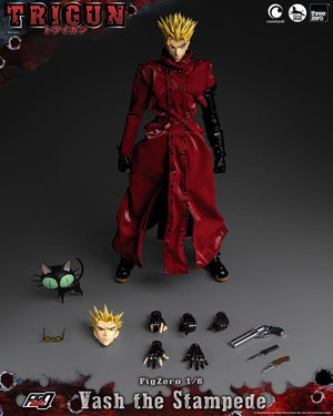 [PREORDINE] Action Figure Trigun FigZero 1/6 Vash the Stampede 31 cm - ThreeZero - Action figures