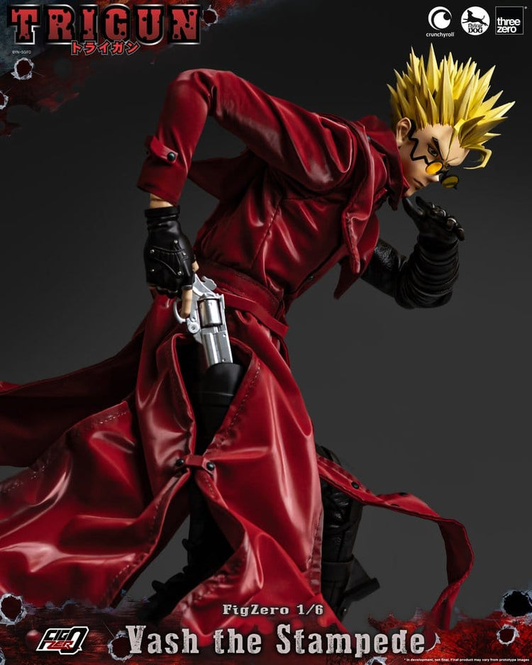 [PREORDINE] Action Figure Trigun FigZero 1/6 Vash the Stampede 31 cm - ThreeZero - Action figures