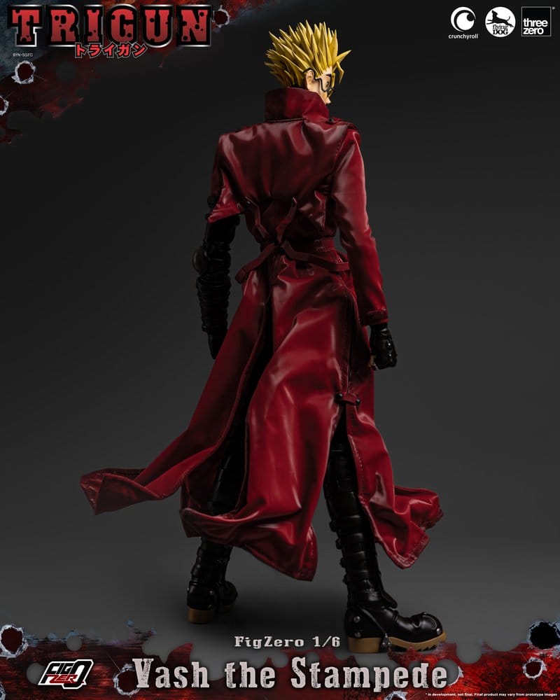 [PREORDINE] Action Figure Trigun FigZero 1/6 Vash the Stampede 31 cm - ThreeZero - Action figures