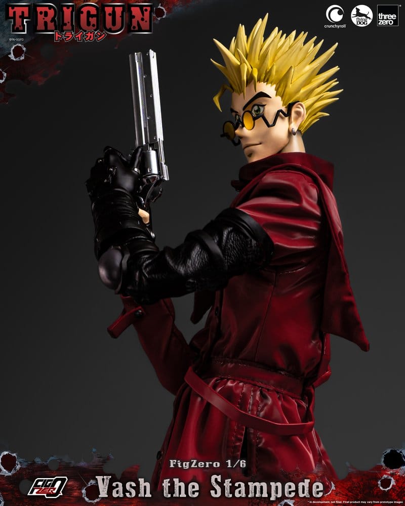 [PREORDINE] Action Figure Trigun FigZero 1/6 Vash the Stampede 31 cm - ThreeZero - Action figures