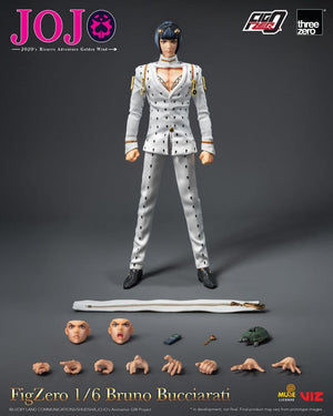 [PREORDINE] Jojo's Bizarre Adventure: Golden Wind - Action Figure 1/6 Bruno Bucciarati 31 cm - ThreeZero - Action figures