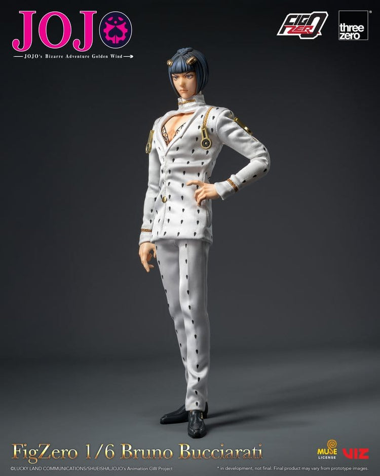 [PREORDINE] Jojo's Bizarre Adventure: Golden Wind - Action Figure 1/6 Bruno Bucciarati 31 cm - ThreeZero - Action figures