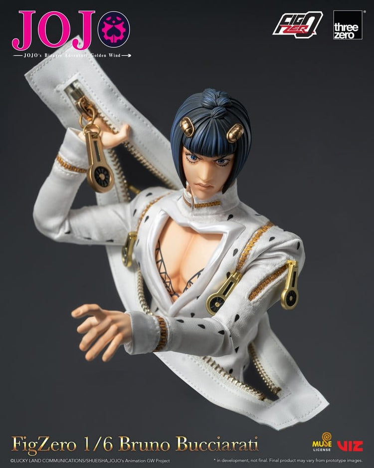[PREORDINE] Jojo's Bizarre Adventure: Golden Wind - Action Figure 1/6 Bruno Bucciarati 31 cm - ThreeZero - Action figures