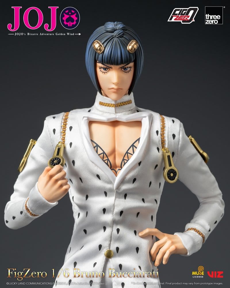 [PREORDINE] Jojo's Bizarre Adventure: Golden Wind - Action Figure 1/6 Bruno Bucciarati 31 cm - ThreeZero - Action figures