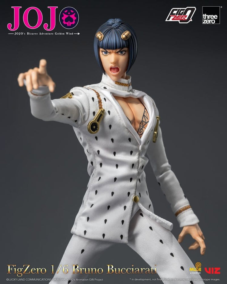 [PREORDINE] Jojo's Bizarre Adventure: Golden Wind - Action Figure 1/6 Bruno Bucciarati 31 cm - ThreeZero - Action figures