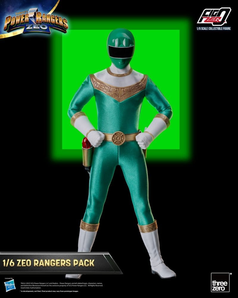 [PREORDINE] Power Rangers Zeo FigZero Action Figures 1/6 - Pack 5 Zeo Rangers 30 cm - ThreeZero - Action figures